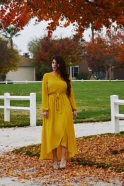Paris Mustard Yellow Maxi Dress -Women Dresses Store 03518E0B 9E0A 4F3E 906E F950A08E49A8