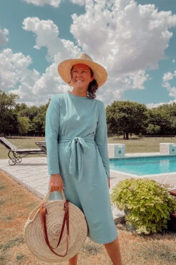 Ibiza Teal Swim Dress