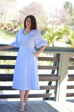 Beatrice Periwinkle Cotton Embroidered Dress -Women Dresses Store 0D62593B E4BD 4F9B 840C 7215D1781DA5