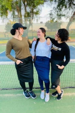 Palermo Navy Athletic Skirt (long Leggings) -Women Dresses Store 0F2A4609 4E5A 4DA6 BFC4 B7B2B954F85A