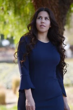 Lille Navy Scalloped Dress -Women Dresses Store 0FD808C2 0BCA 4FB2 A32A E036A1D1BCF8