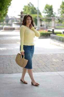 Sana Vintage Wash Denim Skirt -Women Dresses Store 128C4760 3F65 4ACD AFD0 DE7C774AB5C6 4a22cd02 aa74 44aa bf49 2a136d8b5a94