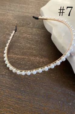 Selma Pearl Headband Collection (7 Options) -Women Dresses Store 13E96BDF D926 49E8 B82A 211AC16B32E4