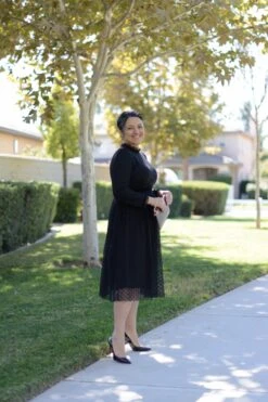 Versailles Black Tulle Dot Dress -Women Dresses Store 140EA2D4 B858 4214 A6FF 5A0E488F49B5