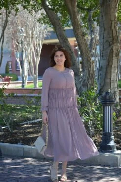 Rhodes Mauve Maxi Dress -Women Dresses Store 14BBAF87 D305 4AEC AA7A A705209AEFAD