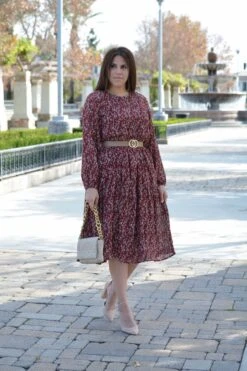 Asher Burgundy Floral Textured Dress -Women Dresses Store 1892E4BE F02B 4390 A479 B0473DDD9439 860e08f6 e511 45e1 af1c a00c174136d8