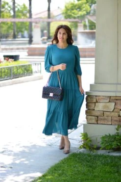 Marbella Teal Maxi Dress -Women Dresses Store 1B43D410 DBF4 4199 AB30 68189F32A9EE