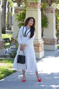 Rome White Embroidered Dress -Women Dresses Store 1BE8B7E1 D23C 46BE A0F8 9DA35591654B