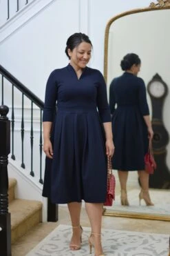 Santorini Navy Blue Dress -Women Dresses Store 1BF7CFA1 E6F0 43AB B5DD 4E40E6D1DF82