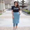 Pisa Teal Athletic Skirt (capri Leggings)