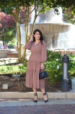 Athena Taupe Dress -Women Dresses Store 247AE5D3 6C60 48D4 B112 40279AF6BA72