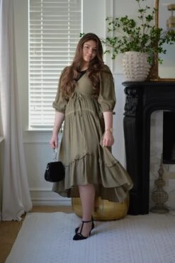 Hollie Olive Green Dress -Women Dresses Store 27D27969 877E 4A26 8DCF 561C89E94DB2