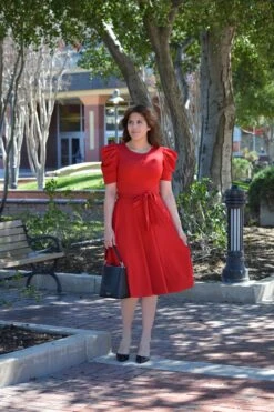 Stacy Red Dress -Women Dresses Store 2AFD3AB9 E80D 4482 AA0D 849ED223B273