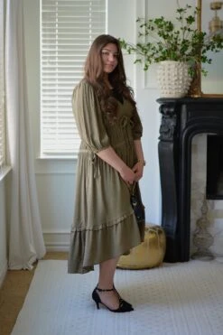 Hollie Olive Green Dress -Women Dresses Store 300CD273 867E 42EF 884F 9A6D19DA51BA