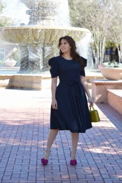 Stacy Navy Dress -Women Dresses Store 30B384AD 4DA6 4211 B36B 017B33CDA3BE