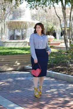 Petra Dark Denim Skirt (Skirt Society Exclusive) -Women Dresses Store 30D4E658 E401 4E63 9C7D A16719109458