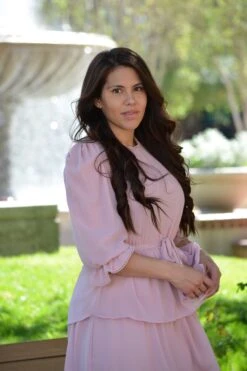 Madrid Pink Ruffled Dress -Women Dresses Store 30D88A50 6C68 4485 9DCA 698EDB926AAA