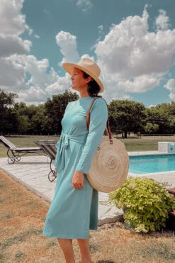 Ibiza Teal Swim Dress -Women Dresses Store 3106F8A7 800B 44A8 BE25 4268BF4E8BEA