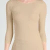 Chelsea Tan Seamless Top -3/4 Sleeve -Women Dresses Store 328CB499 FA09 4FD2 AD58 7C7ADCC7ADF9