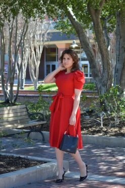 Stacy Red Dress -Women Dresses Store 34F680C6 9D6A 4B8C BDB4 3AA3E6C8972E