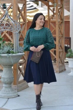 Jay Navy Skirt -Women Dresses Store 35F251DB E0EB 42F5 AA8B 232D433CFCA6