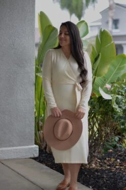 Eunice Ivory Sweater Dress -Women Dresses Store 3824C2E8 3F56 4568 B071 552311EF70AA