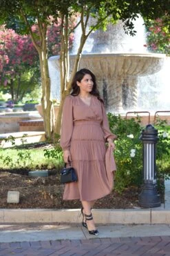 Athena Taupe Dress -Women Dresses Store 3827685A 9BA1 466C 8B37 D4B4EE880432