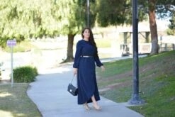 New Paris Navy Maxi Dress -Women Dresses Store 389A209A 5E8F 4078 AF9C 52CF8C0CFECF