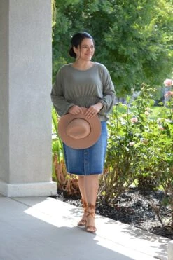 Deanna Structured Buttoned Denim Skirt -Women Dresses Store 39EEA69A A0E7 4548 B504 EE70D58F073B