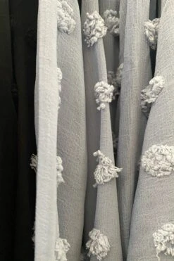 Madrid Blue Gray Swissdot Ruffled Dress -Women Dresses Store 3AE8F5DB 40A4 462D A684 B7634D5E507A