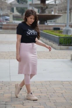 Pisa Pink Athletic Skirt (capri Leggings) -Women Dresses Store 49817D12 839A 42AF 869D DD024CBCE4D2