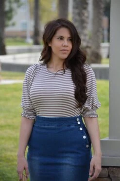 Petra Indigo Blue Denim Skirt (Skirt Society Exclusive) -Women Dresses Store 4B46C98C BE54 4094 BB7A 1750C394D46C