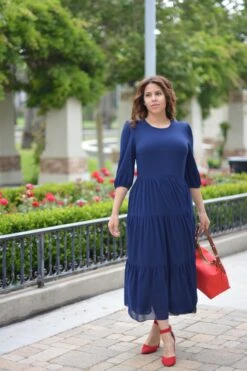 Marbella Navy Maxi Dress -Women Dresses Store 4D7B3341 BCAC 457F 9321 C5733A5694D7