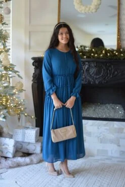 Rhodes Teal Maxi Dress -Women Dresses Store 4DD343DF 4353 49BB BCF6 785E7638459C