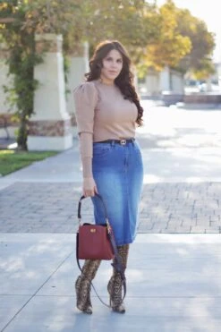 Pompeii Vintage Wash Denim Skirt (Skirt Society Exclusive) -Women Dresses Store 4F87E304 523C 452E B011 0BA057DEABAA 361c4a81 7841 4e7c be76 b10828601bc5