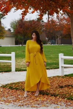 Paris Mustard Yellow Maxi Dress -Women Dresses Store 5080D3C7 A5BB 454B 8F26 6AA90E9A1705