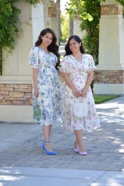 Viola Pink Floral Dress -Women Dresses Store 51916E0D 97D3 4367 BBCB B600CB526927