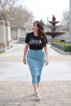 Pisa Teal Athletic Skirt (capri Leggings) -Women Dresses Store 51E26B55 E48D 415D B9D3 602BC80C4B02