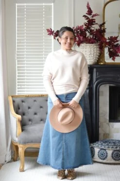 Peyton Denim Maxi Skirt -Women Dresses Store 543AB80E 7B77 472E BE31 4D48F2712904