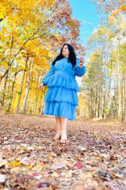 Prague Warm Blue Tulle Dress -Women Dresses Store 559F3BEF 90F2 4054 ABE1 DCF4229277A4