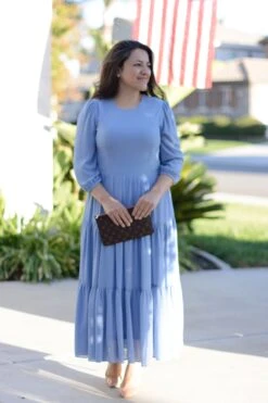 Marbella Warm Classic Blue Maxi Dress -Women Dresses Store 5A036A72 0007 4A8C 8D18 8572C42349EF
