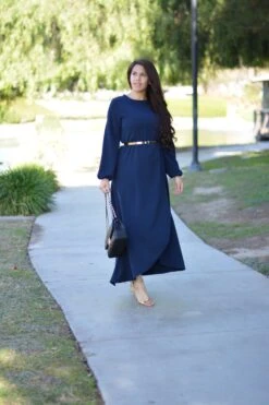 New Paris Navy Maxi Dress -Women Dresses Store 5B5AFA20 E99B 42E4 B896 6CB86AF15505