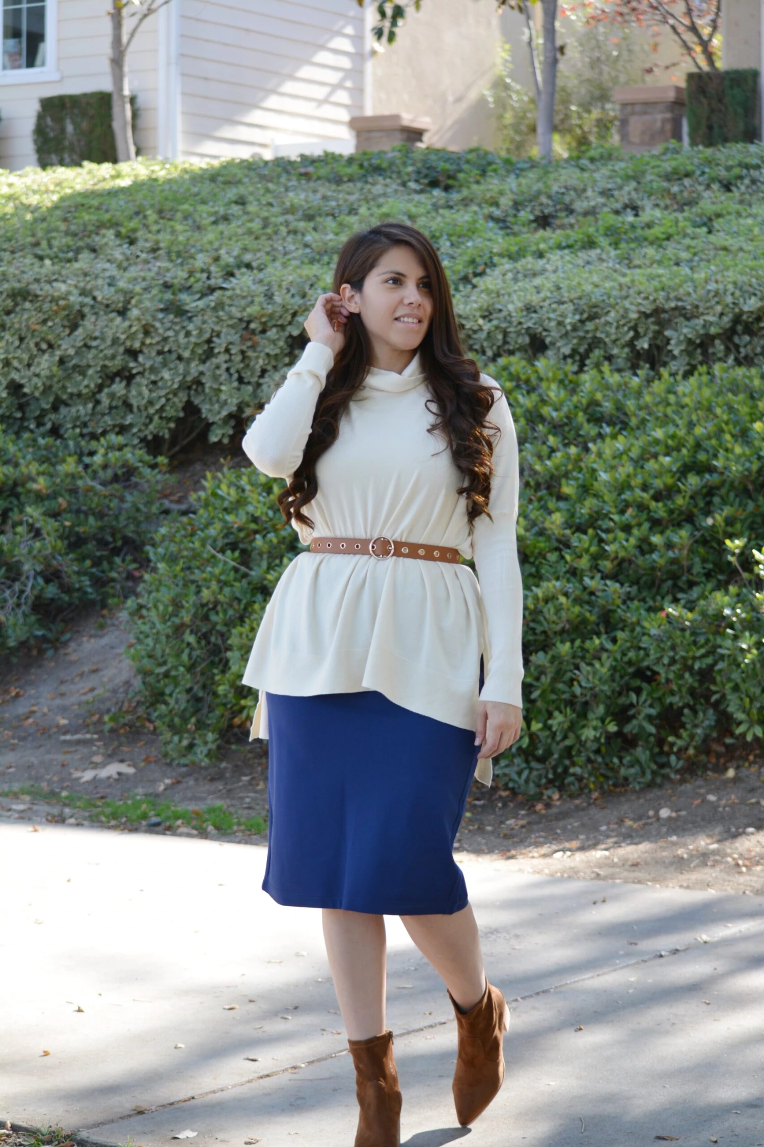 Mercy Blue Pencil Skirt 8 Mercy Blue Pencil Skirt - Image 6