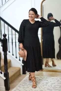 Octavia Black Eyelet Dress -Women Dresses Store 6FCBFA10 E38C 4967 9CEE CA537E3BCDEF