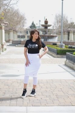 Pisa White Athletic Skirt (capri Leggings) -Women Dresses Store 70404E3E C652 436C BB62 F5BDD8430A94