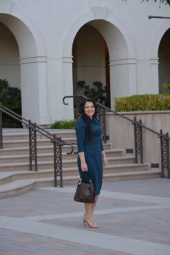 Pamplona Green Knot Dress -Women Dresses Store 70A40ED7 2208 4CB9 A24F 3CB40427804A