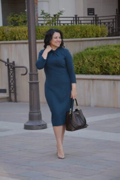 Pamplona Green Knot Dress -Women Dresses Store 723B167C 005E 4883 B6B8 D66049FB0588