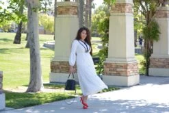 Rome White Embroidered Dress -Women Dresses Store 81616F1B 8D37 426B 971B 02AC3A36F7D1