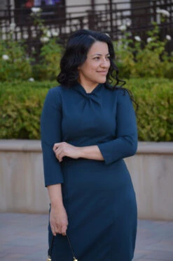 Pamplona Green Knot Dress -Women Dresses Store 84DA6EFA 2CC2 4036 9A57 11E3B482AD83