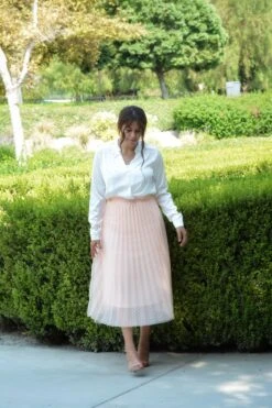 Bay Blush Tulle Skirt -Women Dresses Store 87CEC769 2F07 47B6 9A21 602BE97FE5E5